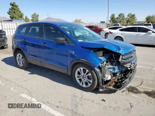 2017 Ford Escape S with VIN 1FMCU0F73HUC10243, listed as a Copart auction lot 57957465 with 79,377 mi miles and Salvage title. Bid and sale history available at DreamBid. Image 4.