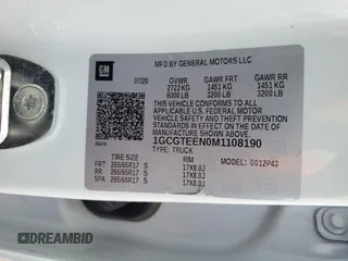 2021 Chevrolet Colorado 4WD ZR2 z VIN 1GCGTEEN0M1108190, wystawiony jako Copart lot #54159655 z przebiegiem 64 447 mil mil oraz Szkoda całkowita • Salvage title. Historia ofert i sprzedaży dostępna na DreamBid. Obrazek 12.