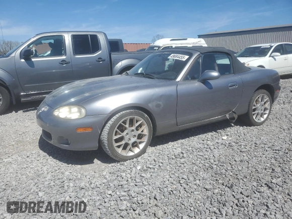 2002 Mazda MX-5 Miata Cloth with VIN JM1NB353120225910, listed as a Copart auction lot 49684455 with Not provided miles and Salvage title. Bid and sale history available at DreamBid. Image 1.