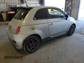 2013 FIAT 500 Sport with VIN 3C3CFFBR1DT709382, listed as a Copart auction lot 46302325 with 164,561 mi miles and Salvage Title. Bid and sale history available at carsss.com. Image 3.