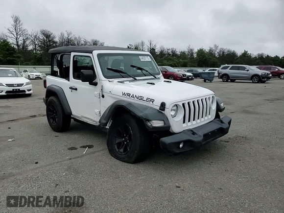 2018 Jeep Wrangler Sport z VIN 1C4GJXAG6JW168823, wystawiony jako Copart lot #64035115 z przebiegiem 90 387 mil mil oraz Szkoda całkowita • Salvage title. Historia ofert i sprzedaży dostępna na DreamBid. Obrazek 14.