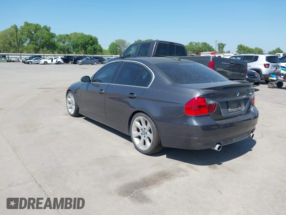 2008 BMW 3 Series 335i with VIN WBAVB775X8NH78654, listed as a IAAI auction lot 41885433 with 127,451 mi miles. Bid and sale history available at carsss.com. Image 3.