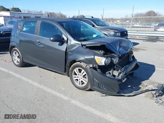 2014 Chevrolet Sonic LT with VIN 1G1JC6SH3E4203331, listed as a IAAI auction lot 41595915 with 161,876 mi miles. Bid and sale history available at carsss.com. Image 1.