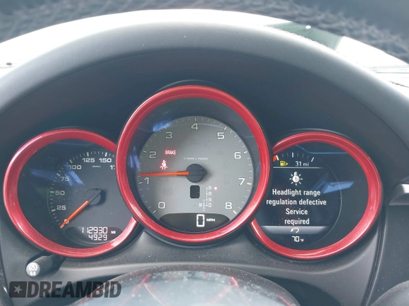 2016 Porsche Macan S with VIN WP1AB2A52GLB45696, listed as a IAAI auction lot 42587302 with 112,930 mi miles and . Bid and sale history available at DreamBid. Image 7.