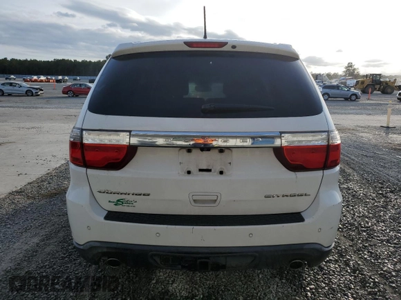 2013 Dodge Durango Citadel with VIN 1C4SDHET7DC510221, listed as a Copart auction lot 76639644 with 165,243 mi miles and Clean Title. Bid and sale history available at carsss.com. Image 6.