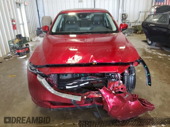 2024 Mazda CX-5 S Carbon Edition z VIN JM3KFBCL5R0418602, wystawiony jako Copart lot #58532005 z przebiegiem 10 564 mil mil oraz Szkoda całkowita • Salvage title. Historia ofert i sprzedaży dostępna na DreamBid. Obrazek 5.