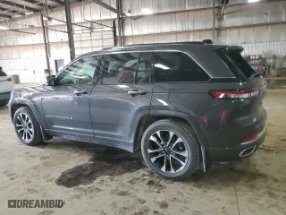 2024 Jeep Grand Cherokee Overland with VIN 1C4RJHDG9RC697450, listed as a Copart auction lot 54215594 with 3,529 mi miles and Salvage Title. Bid and sale history available at carsss.com. Image 2.
