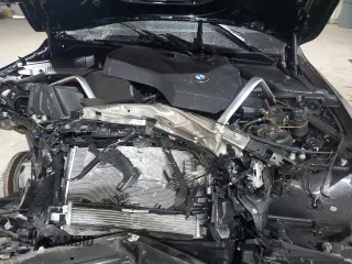 2024 BMW 4 Series 430i xDrive with VIN WBA73AV0XRFT26027, listed as a Copart auction lot 76837464 with 0 mi miles and Salvage Title. Bid and sale history available at carsss.com. Image 11.