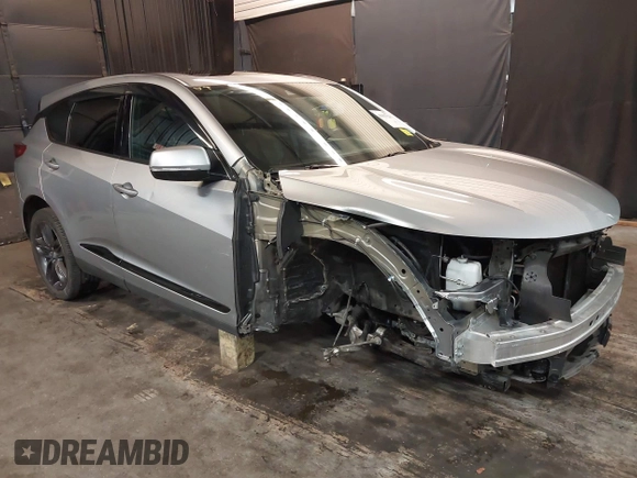2019 Acura RDX w/A-Spec Pkg with VIN 5J8TC2H62KL025641, listed as a IAAI auction lot 41807220 with 33,434 mi miles. Bid and sale history available at carsss.com. Image 6.