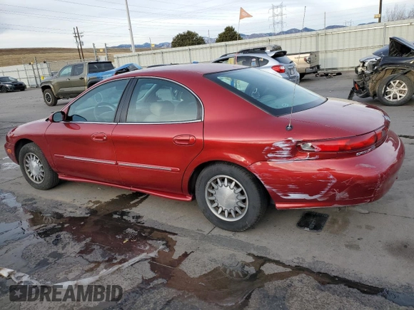 1998 Mercury Sable GS with VIN 1MEFM50U5WG609629, listed as a Copart auction lot 81637854 with 86,230 mi miles and Salvage Title. Bid and sale history available at carsss.com. Image 2.