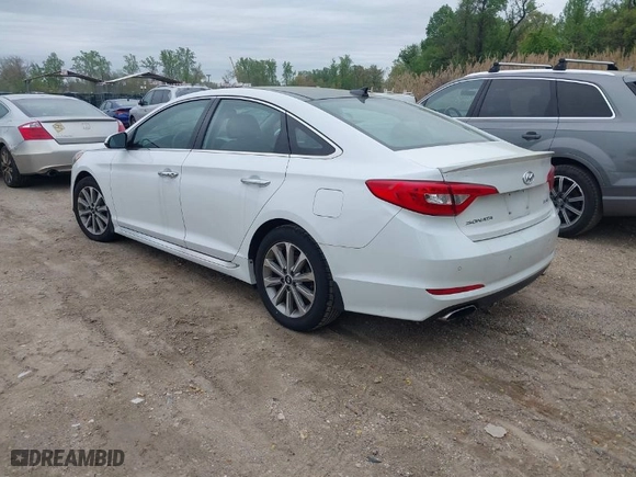 2016 Hyundai Sonata 2.4L Sport with VIN 5NPE34AF5GH300816, listed as a IAAI auction lot 42094577 with 94,621 mi miles. Bid and sale history available at carsss.com. Image 3.