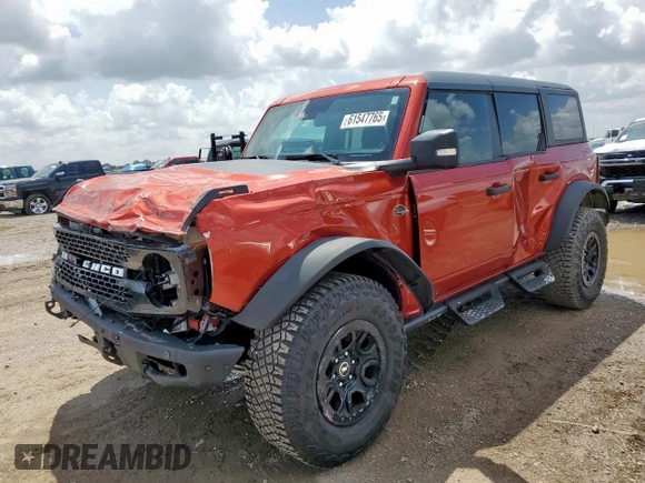 2024 Ford Bronco Wildtrak z VIN 1FMEE2BP4RLB23952, wystawiony jako Copart lot #61547765 z przebiegiem 12 180 mil mil oraz Nie do naprawy • Non repairable. Historia ofert i sprzedaży dostępna na DreamBid. Obrazek 1.