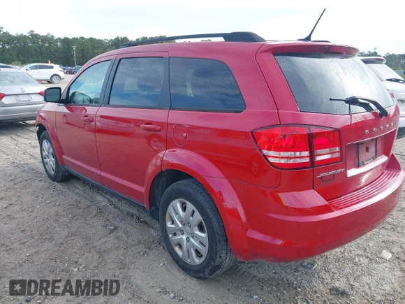 2018 Dodge Journey SE with VIN 3C4PDCAB0JT208761, listed as a IAAI auction lot 41918737 with 117,327 mi miles and . Bid and sale history available at carsss.com. Image 3.