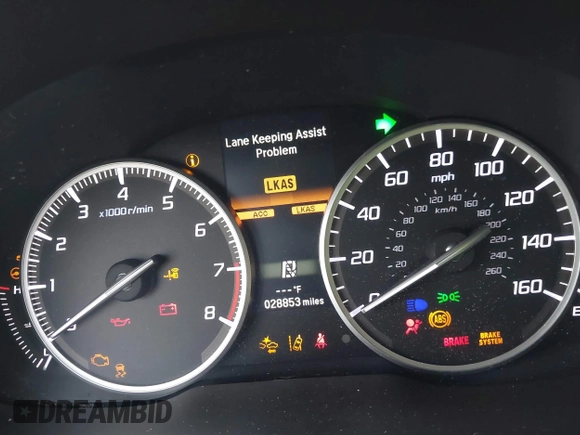 2020 Acura ILX w/Premium Pkg with VIN 19UDE2F70LA005511, listed as a IAAI auction lot 41653952 with 28,853 mi miles. Bid and sale history available at carsss.com. Image 14.
