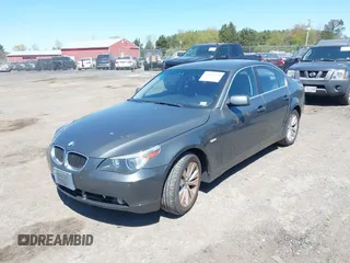 2005 BMW 5 Series 545i with VIN WBANB33525CN67791, listed as a IAAI auction lot 42056534 with 166,221 mi miles and . Bid and sale history available at carsss.com. Image 2.