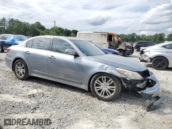 2014 Hyundai Genesis 3.8L with VIN KMHGC4DD2EU260700, listed as a Copart auction lot 64601574 with 185,847 mi miles and Salvage Title. Bid and sale history available at carsss.com. Image 4.