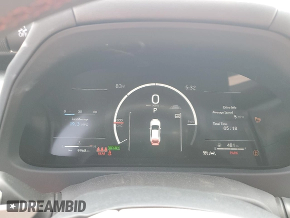 2024 Lexus UX with VIN JTHUCJDH3S2001180, listed as a Copart auction lot 67561984 with 9,968 mi miles and Salvage Title. Bid and sale history available at carsss.com. Image 9.