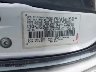 1999 Toyota Celica GT z VIN JT5FG02T6X0055359, wystawiony jako IAAI lot #42250607 z przebiegiem 192 234 mil mil oraz . Historia ofert i sprzedaży dostępna na DreamBid. Obrazek 9.