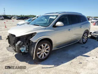 2013 Buick Enclave Premium with VIN 5GAKVDKD5DJ206207, listed as a Copart auction lot 48143855 with 145,341 mi miles and Salvage Title. Bid and sale history available at DreamBid. Image 1.