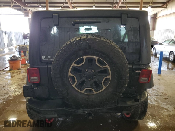 2014 Jeep Wrangler Unlimited Rubicon X with VIN 1C4HJWFG6EL191369, listed as a Copart auction lot 55748165 with 151,522 mi miles and Salvage title. Bid and sale history available at DreamBid. Image 6.