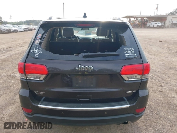 2017 Jeep Grand Cherokee Limited z VIN 1C4RJEBG2HC614604, wystawiony jako IAAI lot #41898905 z przebiegiem 140 049 mil mil oraz . Historia ofert i sprzedaży dostępna na DreamBid. Obrazek 6.