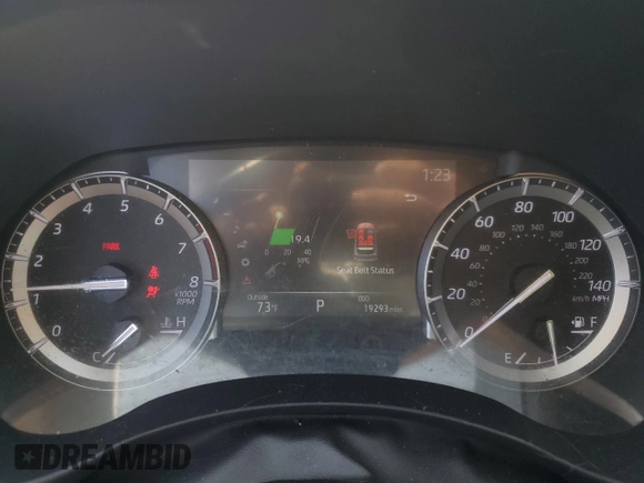 2022 Toyota Highlander XLE with VIN 5TDGZRBH8NS573003, listed as a Copart auction lot 56254485 with 19,293 mi miles and Salvage title. Bid and sale history available at DreamBid. Image 9.