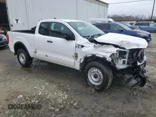 2020 Ford Ranger XL with VIN 1FTER1EH7LLA78326, listed as a Copart auction lot 47368355 with 34,752 mi miles and Salvage Title. Bid and sale history available at carsss.com. Image 4.