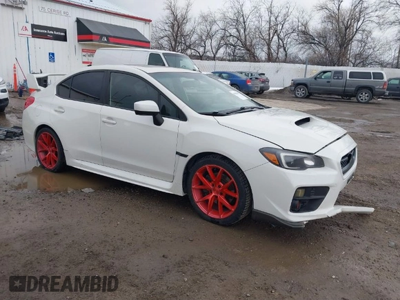 2016 Subaru WRX Premium with VIN JF1VA1E6XG9819308, listed as a IAAI auction lot 41681007 with 153,201 mi miles. Bid and sale history available at carsss.com. Image 1.