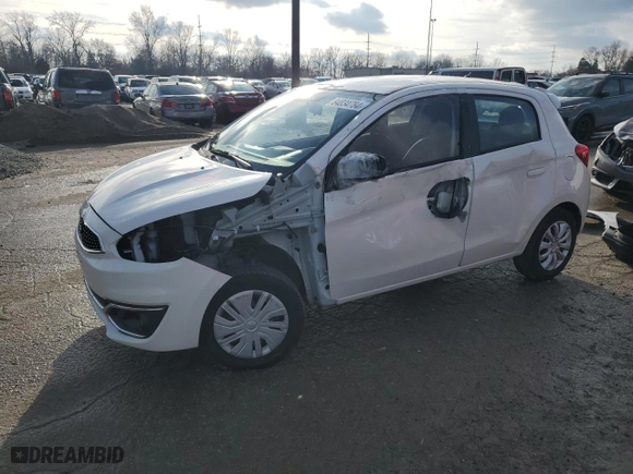 2020 Mitsubishi Mirage ES with VIN ML32A3HJ9LH000866, listed as a Copart auction lot 84034784 with 70,740 mi miles and Salvage Title. Bid and sale history available at carsss.com. Image 1.