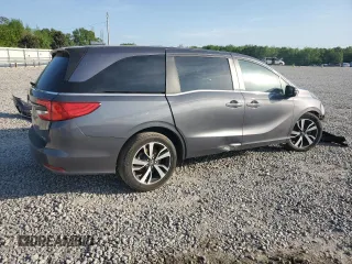 2021 Honda Odyssey Touring with VIN 5FNRL6H85MB012325, listed as a Copart auction lot 53367115 with Not provided miles and Salvage title. Bid and sale history available at DreamBid. Image 3.