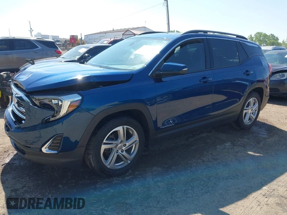 2020 GMC Terrain SLE z VIN 3GKALMEV8LL177169, wystawiony jako IAAI lot #42217487 z przebiegiem 75 303 mil mil oraz . Historia ofert i sprzedaży dostępna na DreamBid. Obrazek 2.