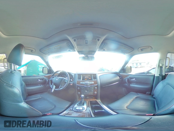 2019 Nissan Armada SV with VIN JN8AY2NC1K9584231, listed as a Copart auction lot 80300374 with 91,669 mi miles and Salvage Title. Bid and sale history available at carsss.com. Image 14.