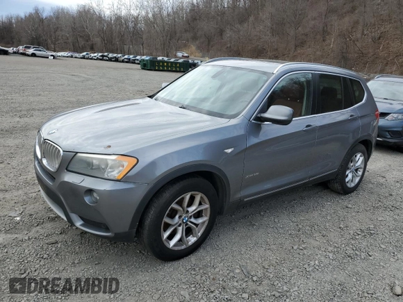 2011 BMW X3 35i with VIN 5UXWX7C5XBL730455, listed as a Copart auction lot 51131085 with 218,889 mi miles and Clean Title. Bid and sale history available at DreamBid. Image 1.
