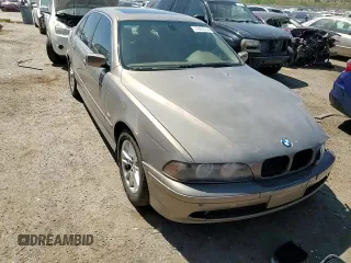 2003 BMW 5 Series 525iA with VIN WBADT43453G034099, listed as a Copart auction lot 71457414 with 0 mi miles and Salvage Title. Bid and sale history available at carsss.com. Image 10.