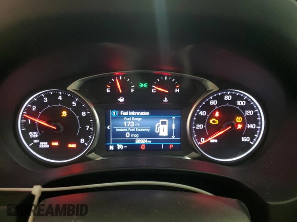 2024 GMC Terrain SLE with VIN 3GKALTEG7RL335778, listed as a Copart auction lot 55451515 with 28,324 mi miles and Salvage title. Bid and sale history available at DreamBid. Image 9.