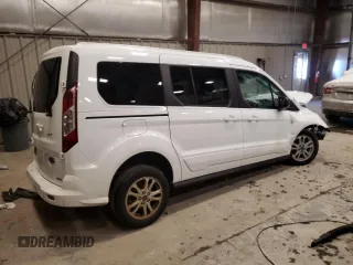 2019 Ford Transit Connect XLT with VIN NM0GS9F23K1406175, listed as a Copart auction lot 50391135 with 6,017 mi miles and Non repairable. Bid and sale history available at DreamBid. Image 3.
