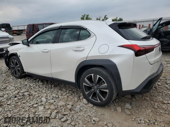 2019 Lexus UX 200 z VIN JTHY3JBH5K2011827, wystawiony jako Copart lot #60701205 z przebiegiem 55 736 mil mil oraz Szkoda całkowita • Salvage title. Historia ofert i sprzedaży dostępna na DreamBid. Obrazek 2.