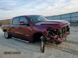 2022 Ram 1500 Big Horn with VIN 1C6SRFMT3NN265986, listed as a Copart auction lot 83177674 with 27,077 mi miles and Salvage title. Bid and sale history available at DreamBid. Image 10.