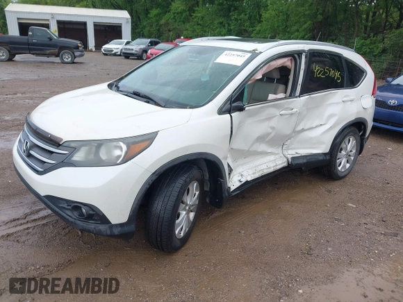 2012 Honda CR-V EX-L with VIN 5J6RM4H77CL077658, listed as a IAAI auction lot 42257045 with Not provided miles and . Bid and sale history available at DreamBid. Image 17.