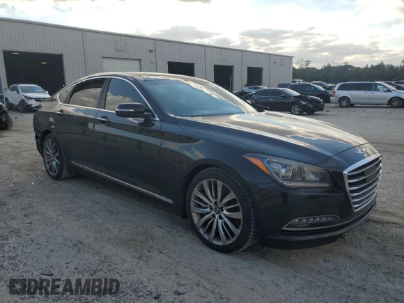 2017 Genesis G80 Ultimate z VIN KMHGN4JF2HU183072, wystawiony jako Copart lot #81121214 z przebiegiem 127 888 mil mil oraz Szkody całkowita. Historia ofert i sprzedaży dostępna na DreamBid. Obrazek 4.
