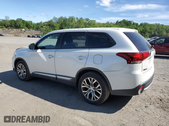 2016 Mitsubishi Outlander SE with VIN JA4AZ3A30GZ037053, listed as a Copart auction lot 57174405 with 105,621 mi miles and Salvage title. Bid and sale history available at DreamBid. Image 2.