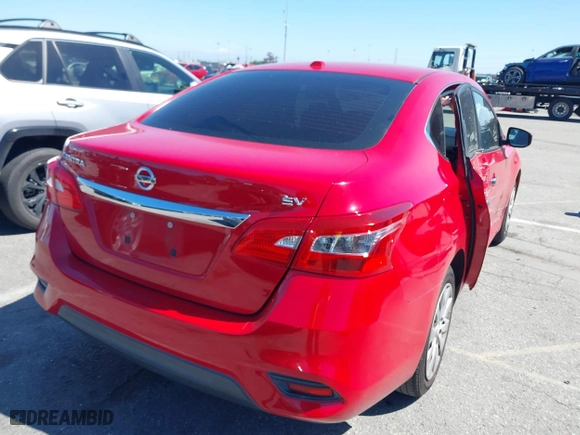 2017 Nissan Sentra SV with VIN 3N1AB7AP3HL650865, listed as a IAAI auction lot 41831102 with 89,252 mi miles. Bid and sale history available at carsss.com. Image 4.