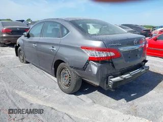 2015 Nissan Sentra S with VIN 3N1AB7AP4FY300807, listed as a IAAI auction lot 41499014 with 67,118 mi miles. Bid and sale history available at carsss.com. Image 3.