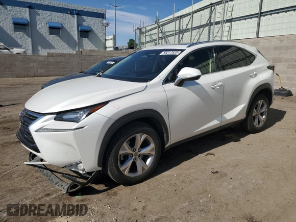 2017 Lexus NX 200t with VIN JTJBARBZ6H2141612, listed as a Copart auction lot 58217825 with 163,914 mi miles and Salvage title. Bid and sale history available at DreamBid. Image 1.