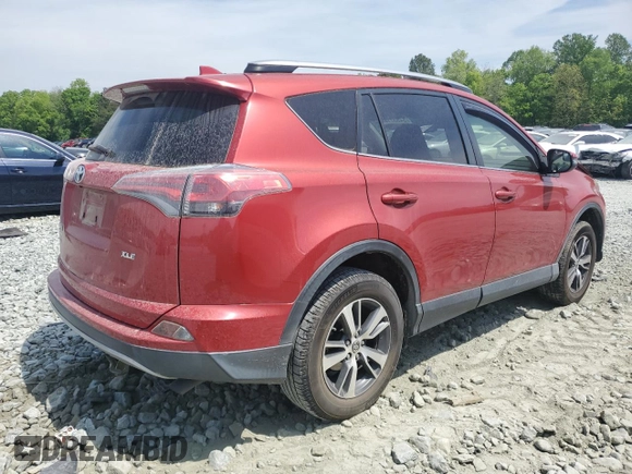 2017 Toyota RAV4 XLE with VIN JTMWFREVXHJ109184, listed as a Copart auction lot 54537185 with 58,149 mi miles and Salvage Title. Bid and sale history available at DreamBid. Image 3.