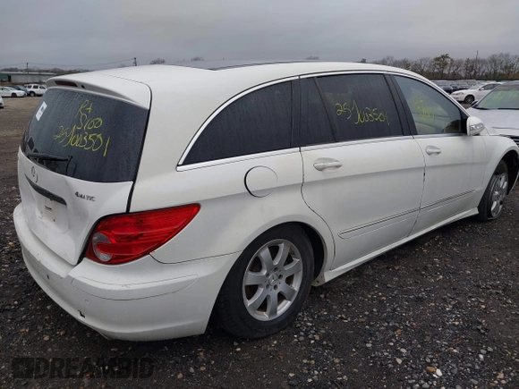 2007 Mercedes-Benz R 3.5L with VIN 4JGCB65EX7A054839, listed as a IAAI auction lot 41959525 with Not provided miles and . Bid and sale history available at DreamBid. Image 4.