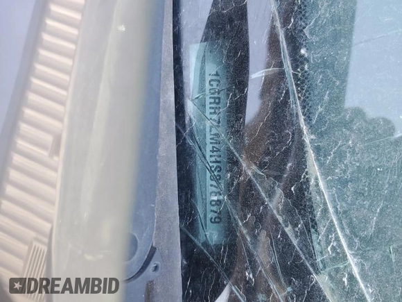 2017 Ram 1500 Big Horn with VIN 1C6RR7LM4HS878879, listed as a Copart auction lot 52751215 with 109,621 mi miles and Non repairable. Bid and sale history available at DreamBid. Image 12.
