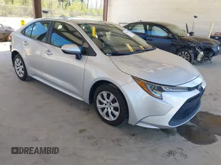 2021 Toyota Corolla LE with VIN 5YFEPMAE7MP208536, listed as a IAAI auction lot 42057509 with 58,522 mi miles and . Bid and sale history available at DreamBid. Image 1.