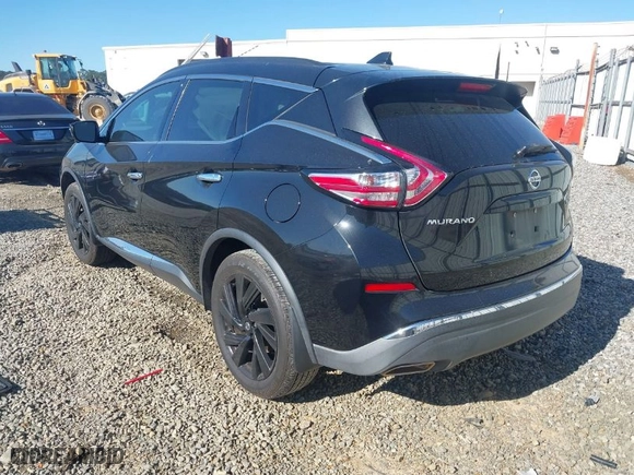 2017 Nissan Murano SV with VIN 5N1AZ2MG5HN194287, listed as a IAAI auction lot 41822225 with 39,450 mi miles. Bid and sale history available at carsss.com. Image 3.