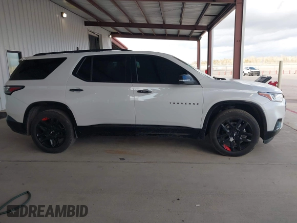 2021 Chevrolet Traverse Premier with VIN 1GNERKKW7MJ243269, listed as a IAAI auction lot 41193852 with 66,500 mi miles. Bid and sale history available at carsss.com. Image 13.